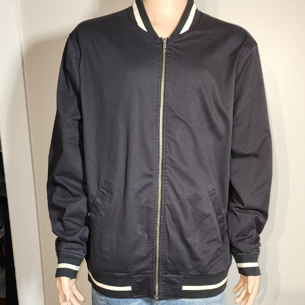 Rye Midnight Black Varsity Jacket